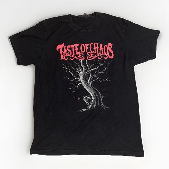 Taste of Chaos Tour 2016 Band T-Shirt Black Men’s Large 20x27 Rock Concert Tee - Picture 1 of 5
